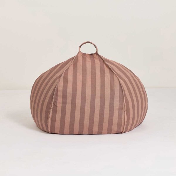 Puff VIBES round rosa e malva 70 x 30 cm