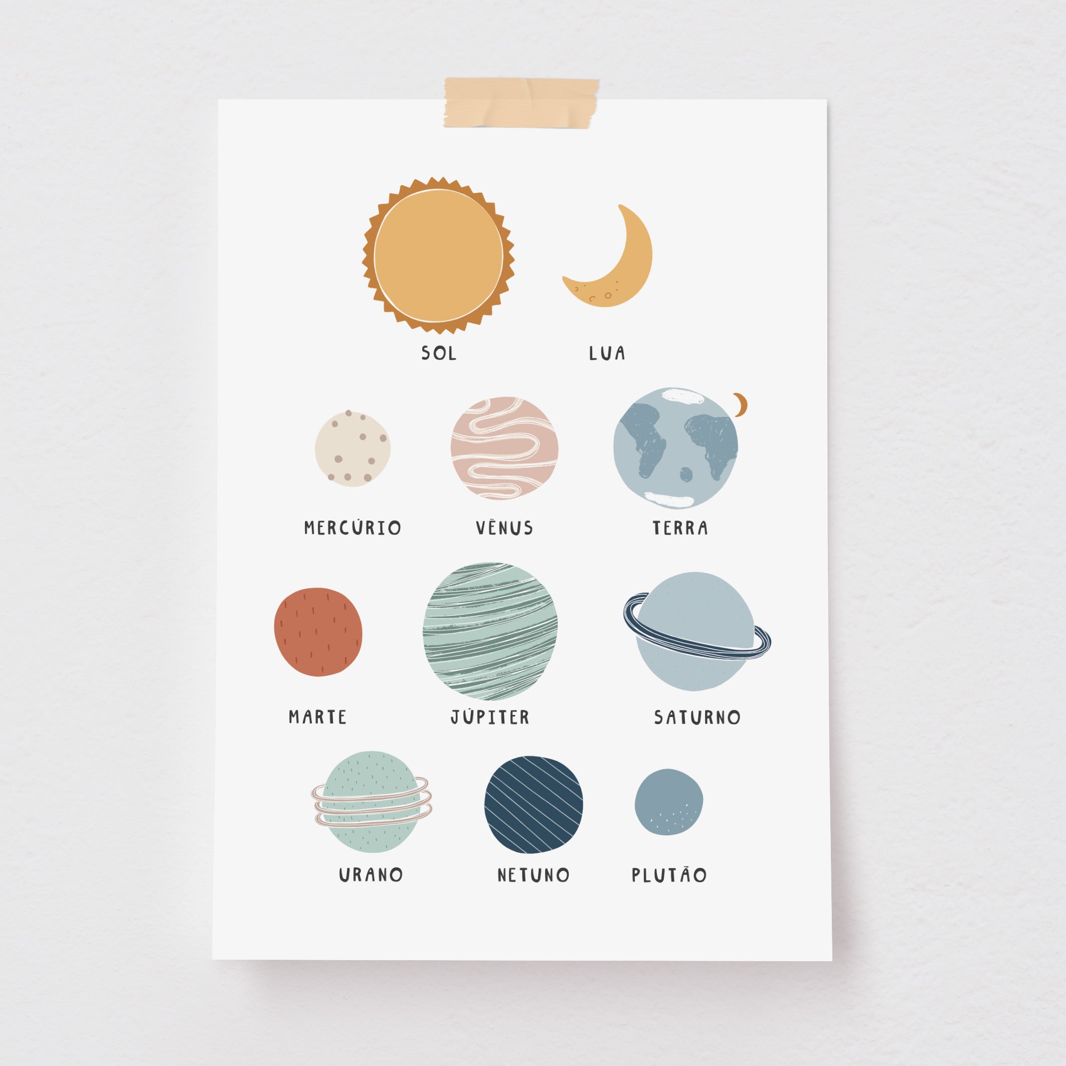 Pôster Decorativo Universo Particular