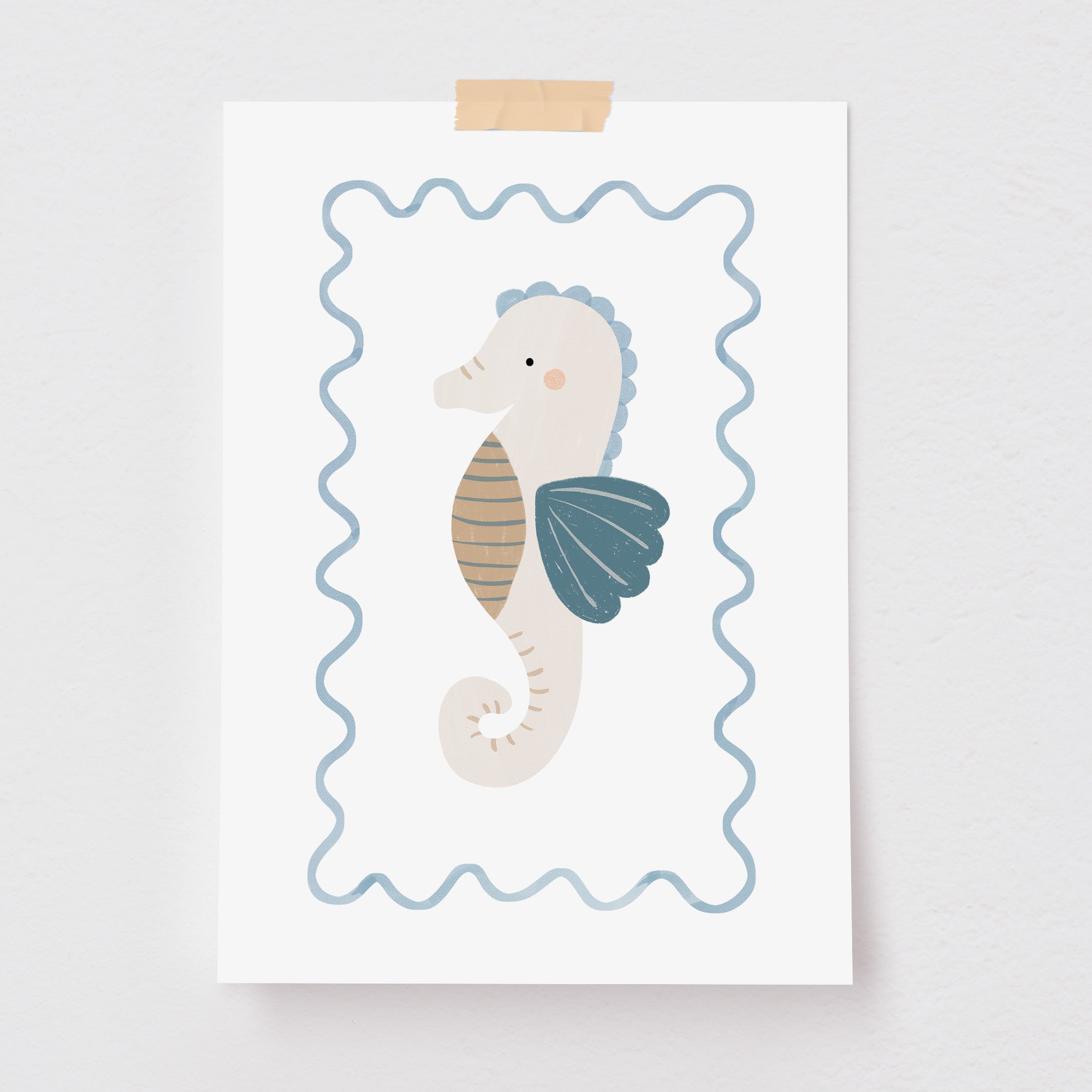 Pôster Decorativo Cavalo Marinho