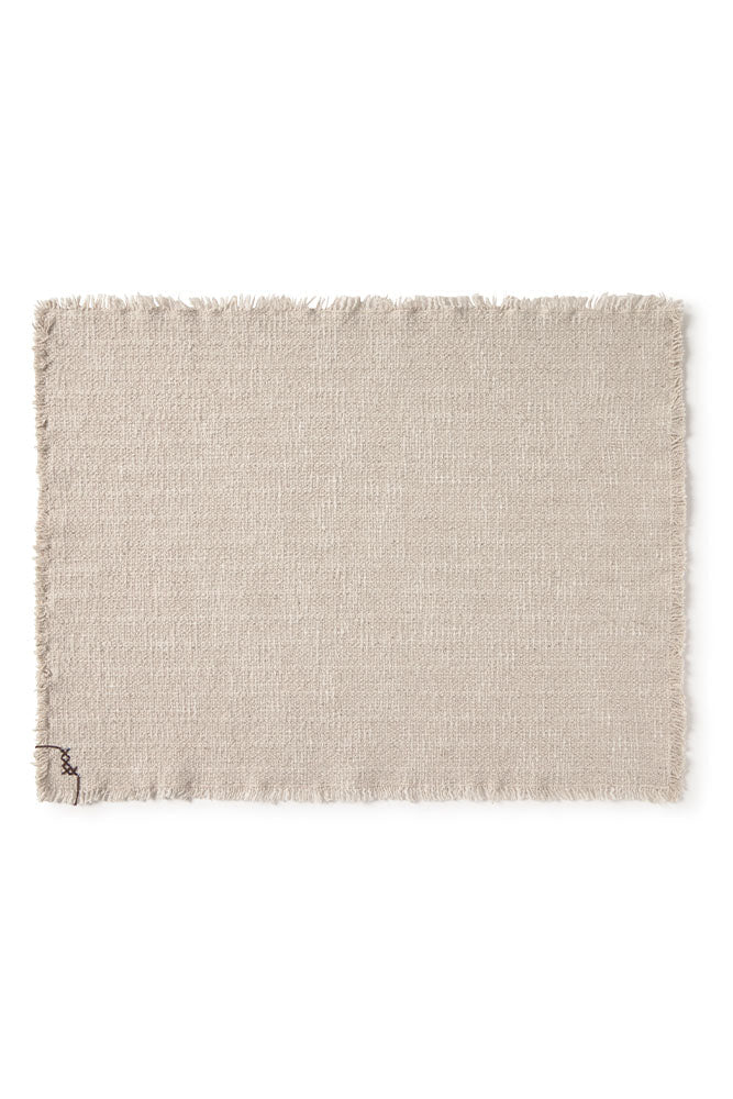 Jogo Americano Lorena Canals Handloom - Kit 2 unidades – Natural 38 x 50 cm