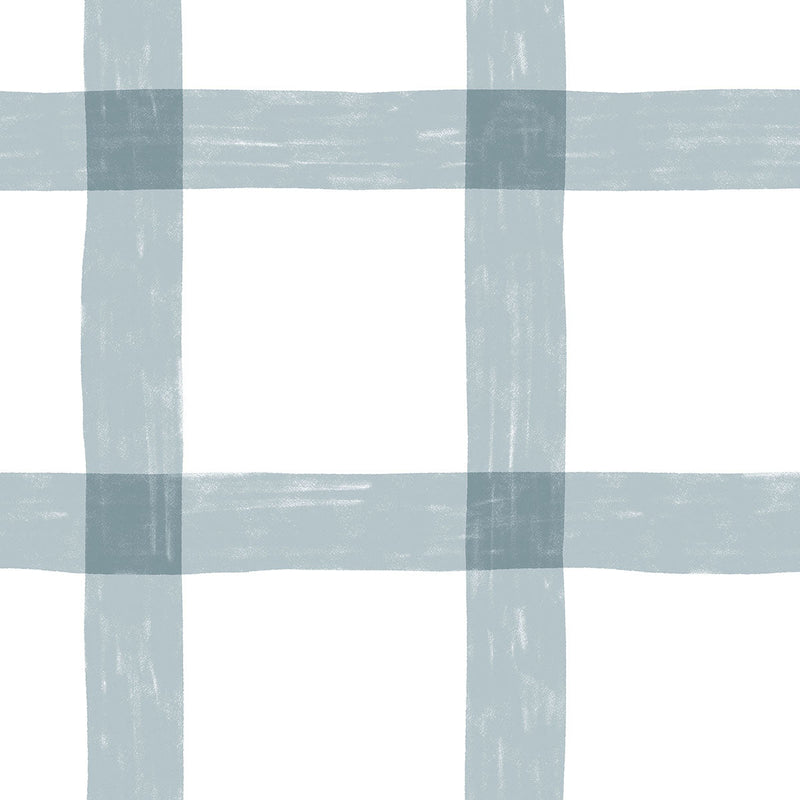 Papel de Parede Vichy G Azul Pedra 2,80 x 0,45 m