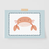 Pôster Decorativo Caranguejo não é peixe