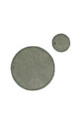 Jogo americano 40x40 cm e Porta copos 15 x 15 cm 2 uni Stonewashed verde escuro
