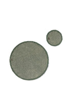 Jogo americano 40x40 cm e Porta copos 15 x 15 cm 2 uni Stonewashed verde escuro