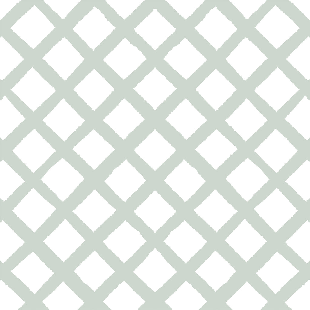 Papel de Parede Treliça Verde  2,80 x 0,45 m