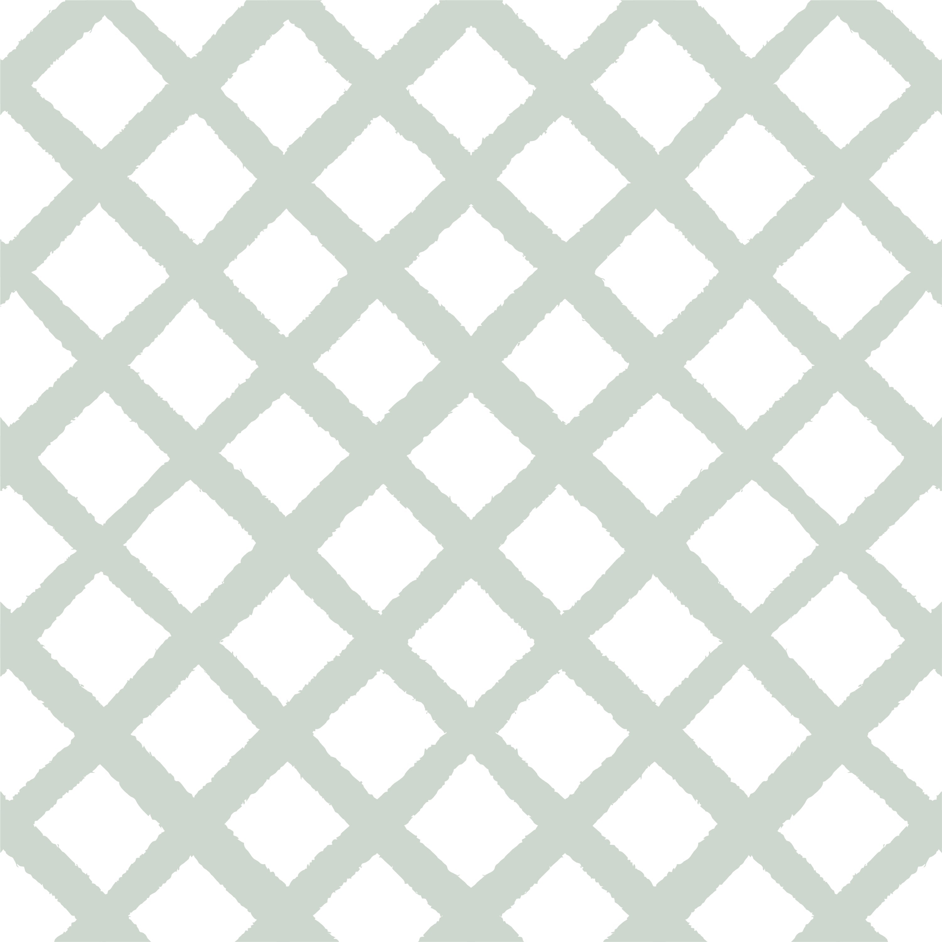 Papel de Parede Treliça Verde  2,80 x 0,45 m