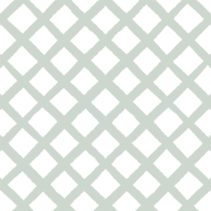 Papel de Parede Treliça Verde  2,80 x 0,45 m