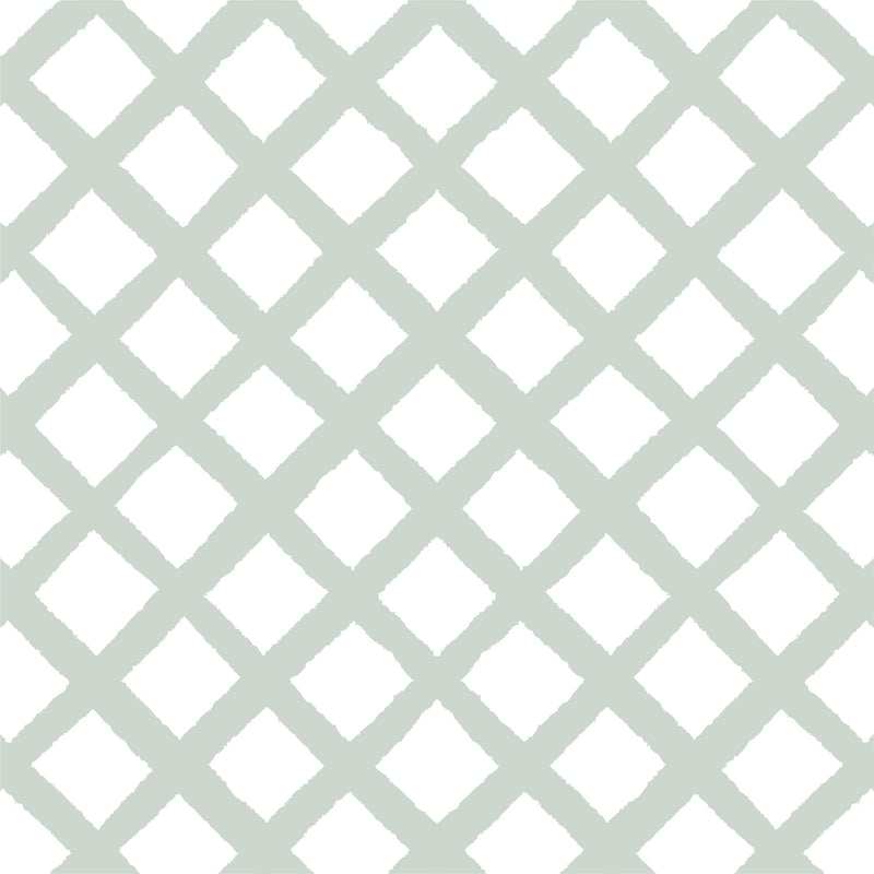 Papel de Parede Treliça Verde  2,80 x 0,45 m
