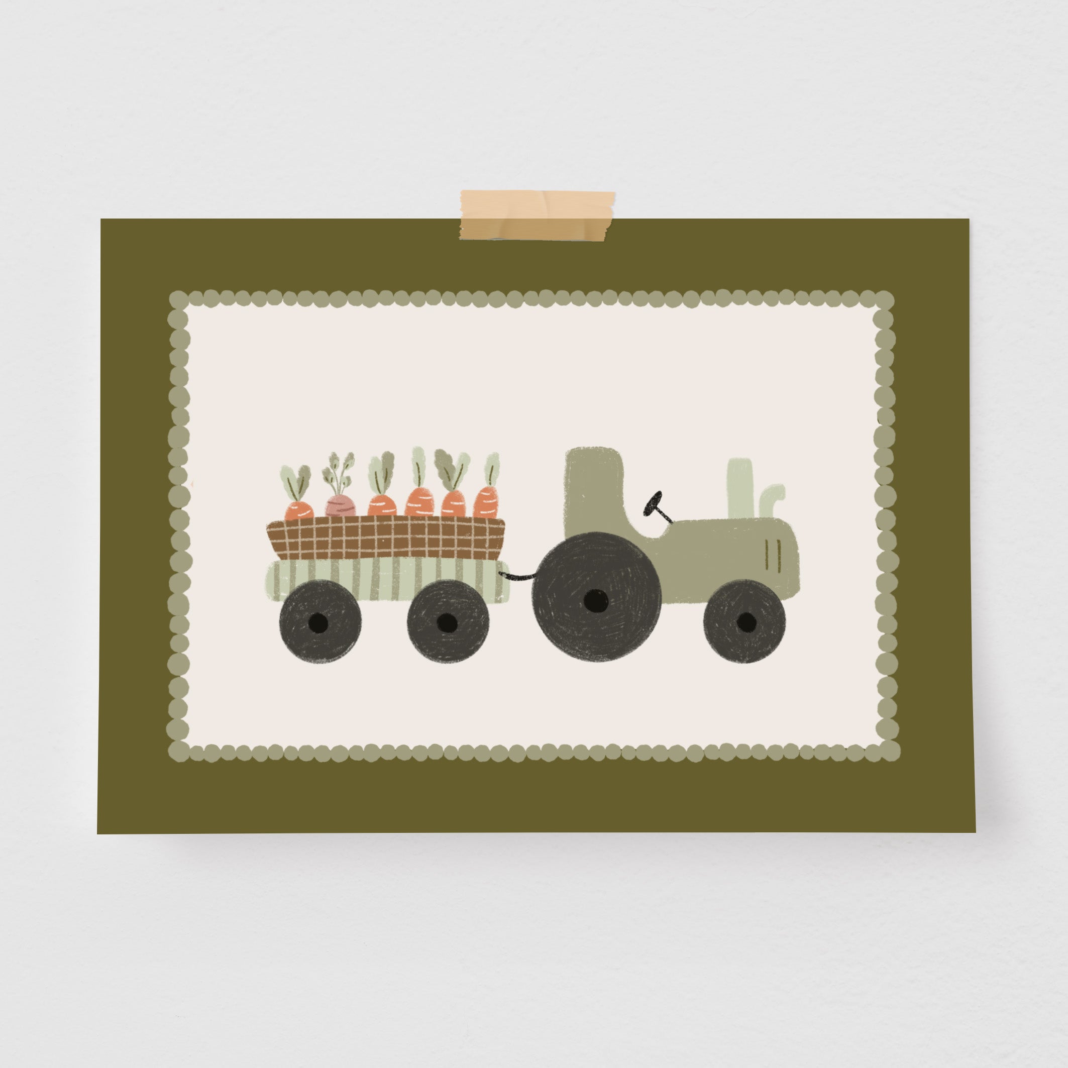 Pôster Decorativo Trator