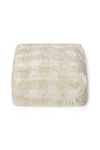 Puff Vichy Ivory 40 x 40 x 20 cm