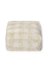 Puff Vichy Ivory 40 x 40 x 20 cm