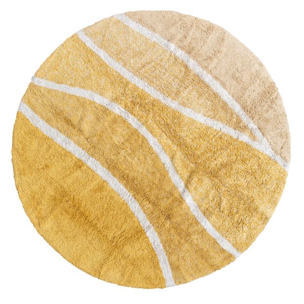 Tapete Lavável Montanhas Mel Ø 160cm