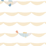Papel de Parede Escamas Baunilha 2,80 x 0,45 m
