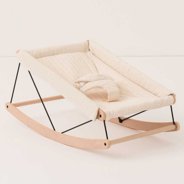 Cadeirinha de descanso Growing green sweet dots  82 x 44 x 39 cm