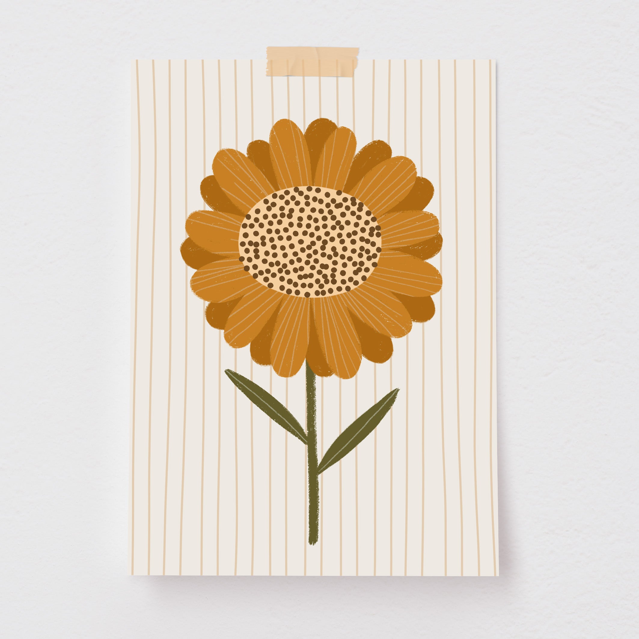 Pôster Decorativo Girassol