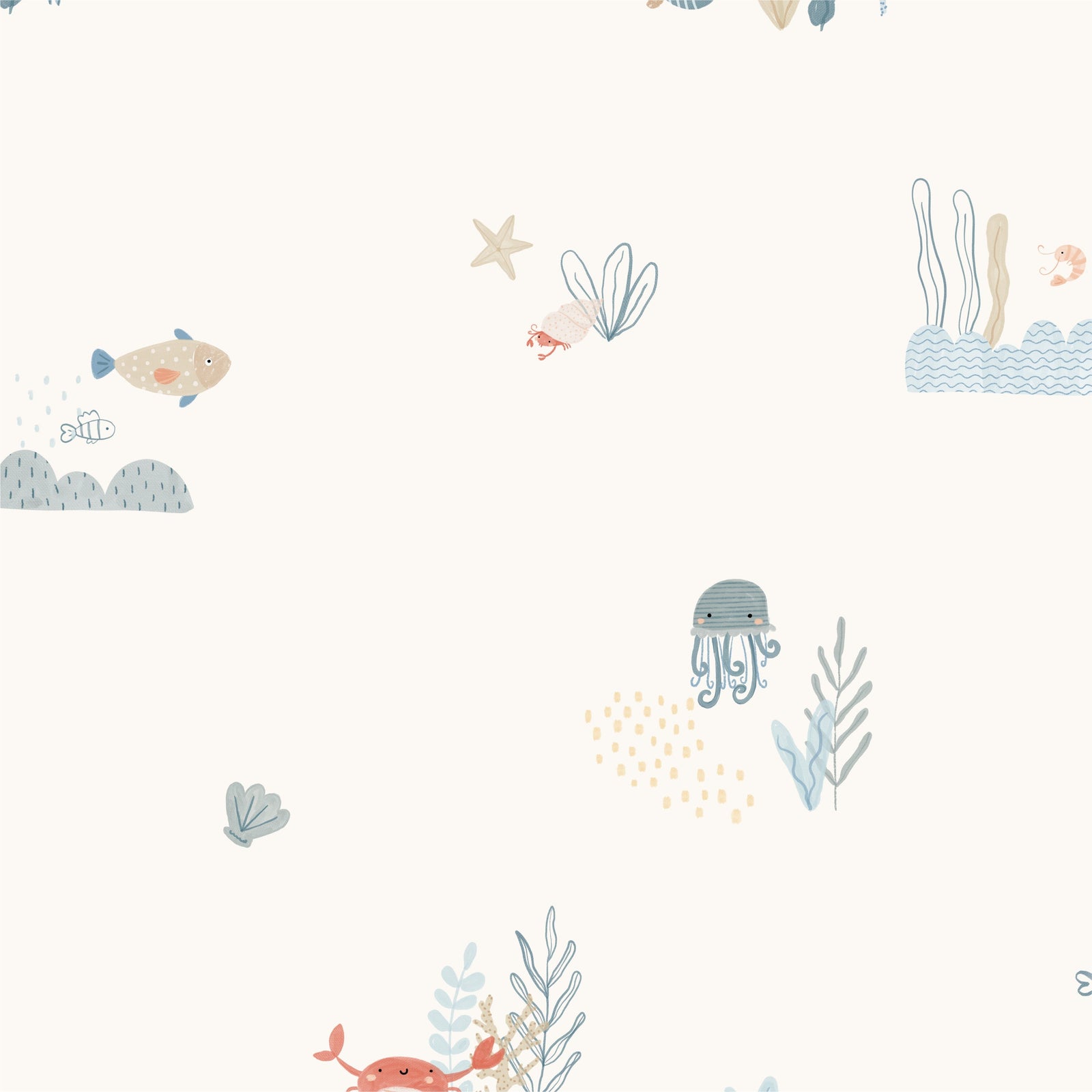 Papel de Parede Enseada color Areia 2,80 x 0,45 m