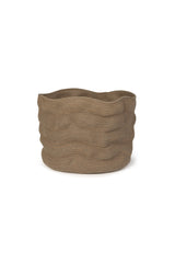 Cesto Lorena Canals Stonewashed Soil brown - Marrom 45 x 25 cm
