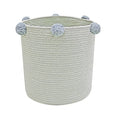 Cesta Bubbly azul sálvia Ø30 x 30 cm