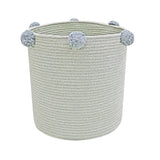 Cesta Bubbly azul sálvia Ø30 x 30 cm