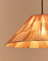 Lustre AVA peonias checks vermelho 50 X 21 cm