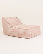 Puff VIBES long vermelho e rosa 70 x 105 x 57 cm