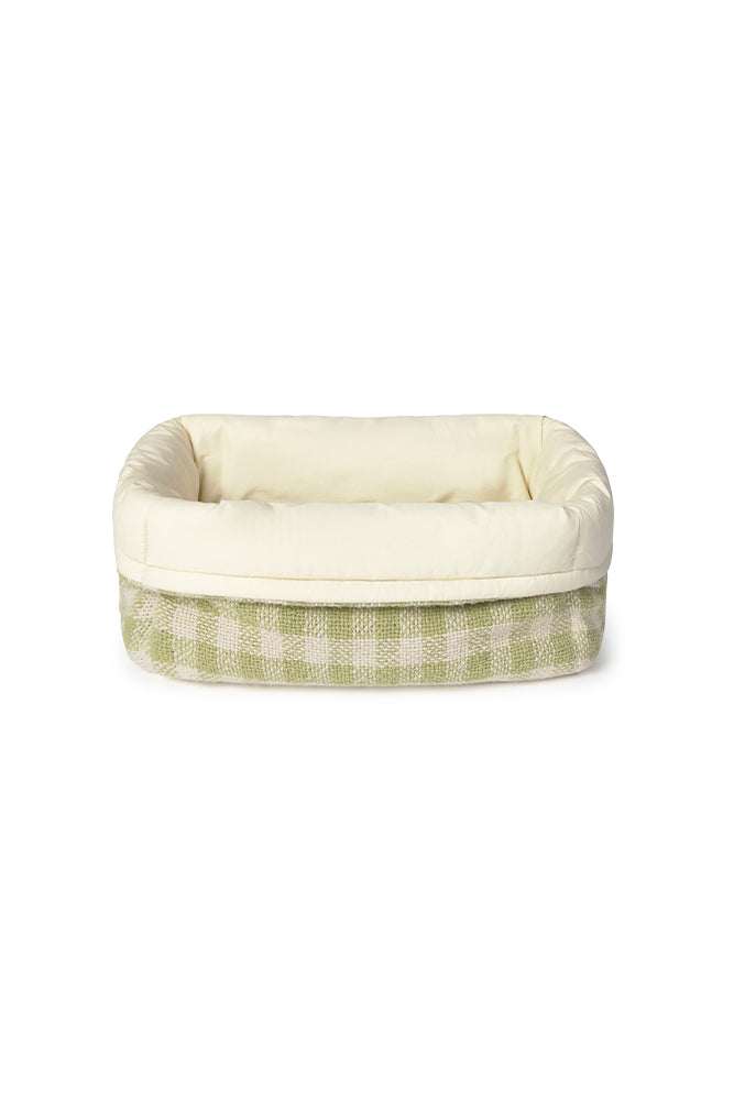 Cesta Acolchoada Matcha 30 x 20 x 20 cm