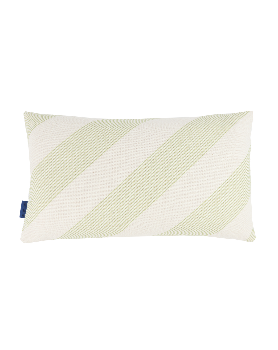 Almofada REMI listras diagonal verde 50 x 30 cm