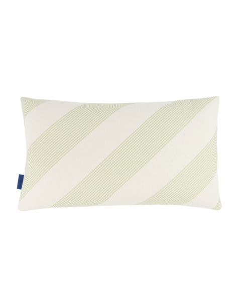 Almofada REMI listras diagonal verde 50 x 30 cm