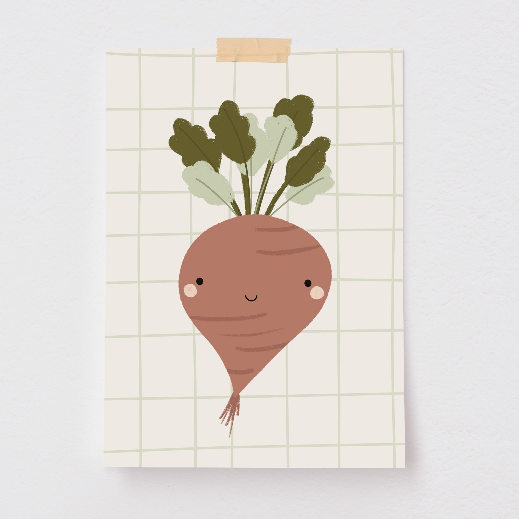 Pôster Decorativo Rabanete