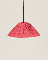 Lustre AVA peonias vermelho 50 X 21 cm