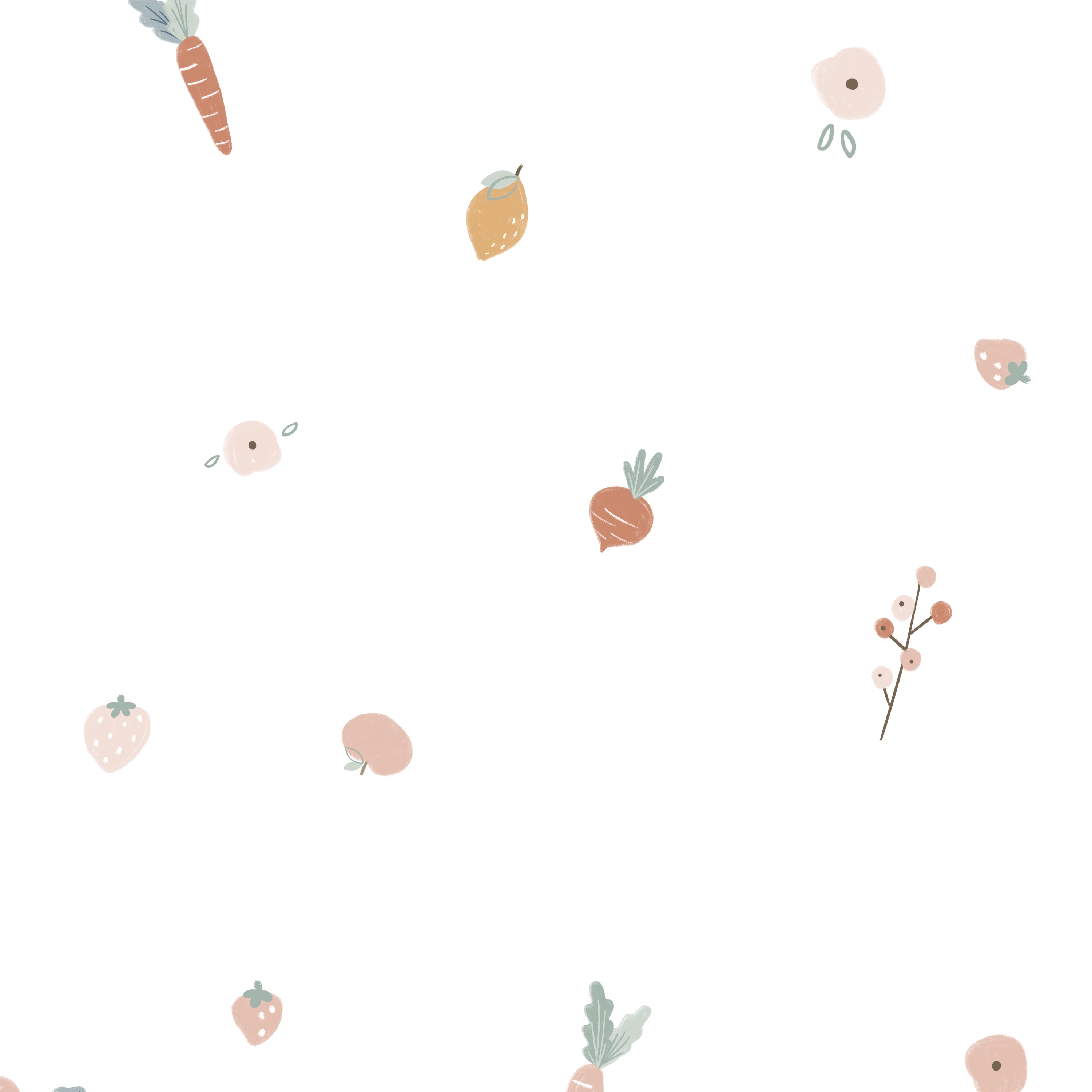 Papel de Parede Mercadinho Orgânico  2,80 x 0,45 m