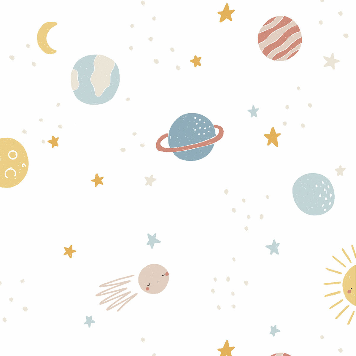 Papel de Parede Planetas 2,80 x 0,45 m