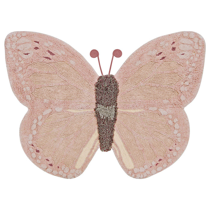 Tapete lavável Baby Butterfly 90 x 120 cm