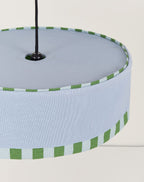 Lustre PAUL azul báltico 50 X 16 cm