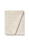 Manta Vichy Ivory 80 x 100 cm