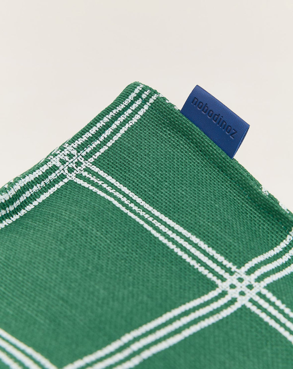 Puff VIBES long  verde e branco 70 x 105 x 57 cm