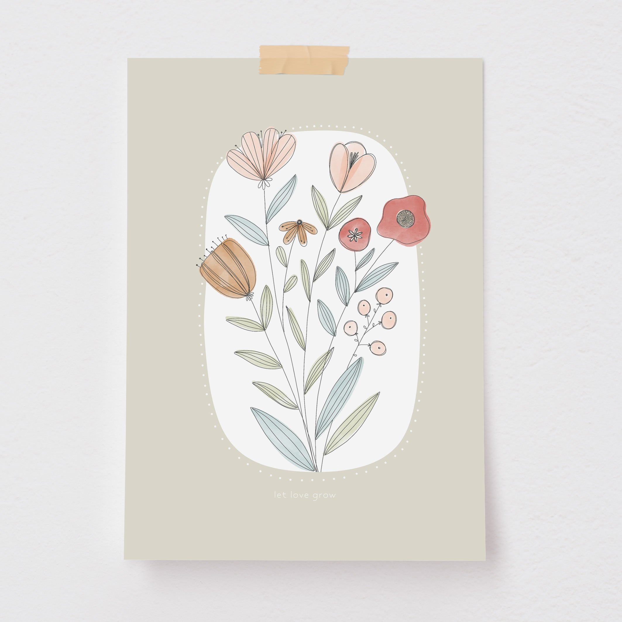 Pôster Decorativo Campestre