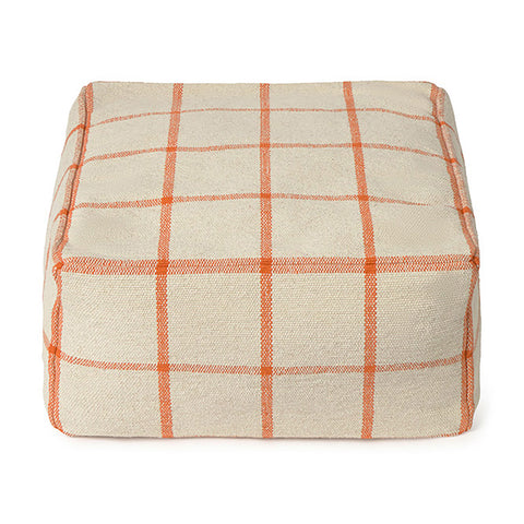 Pufe Geo Block Natural  45 x 45 x 23 cm