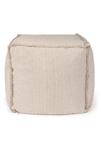 Puff Lorena Canals Handloom Bege 45 x 45 x 45 cm