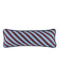 Almofada RAY listras marsala e azul 70 x 25 cm