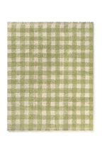 Tapete lavável Vichy Matcha 90 x 120 cm