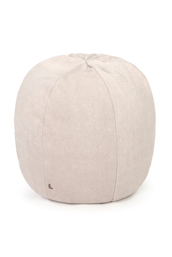 Puff Lorena Canals Stonewashed New grey -Novo cinza 50 x 60 cm