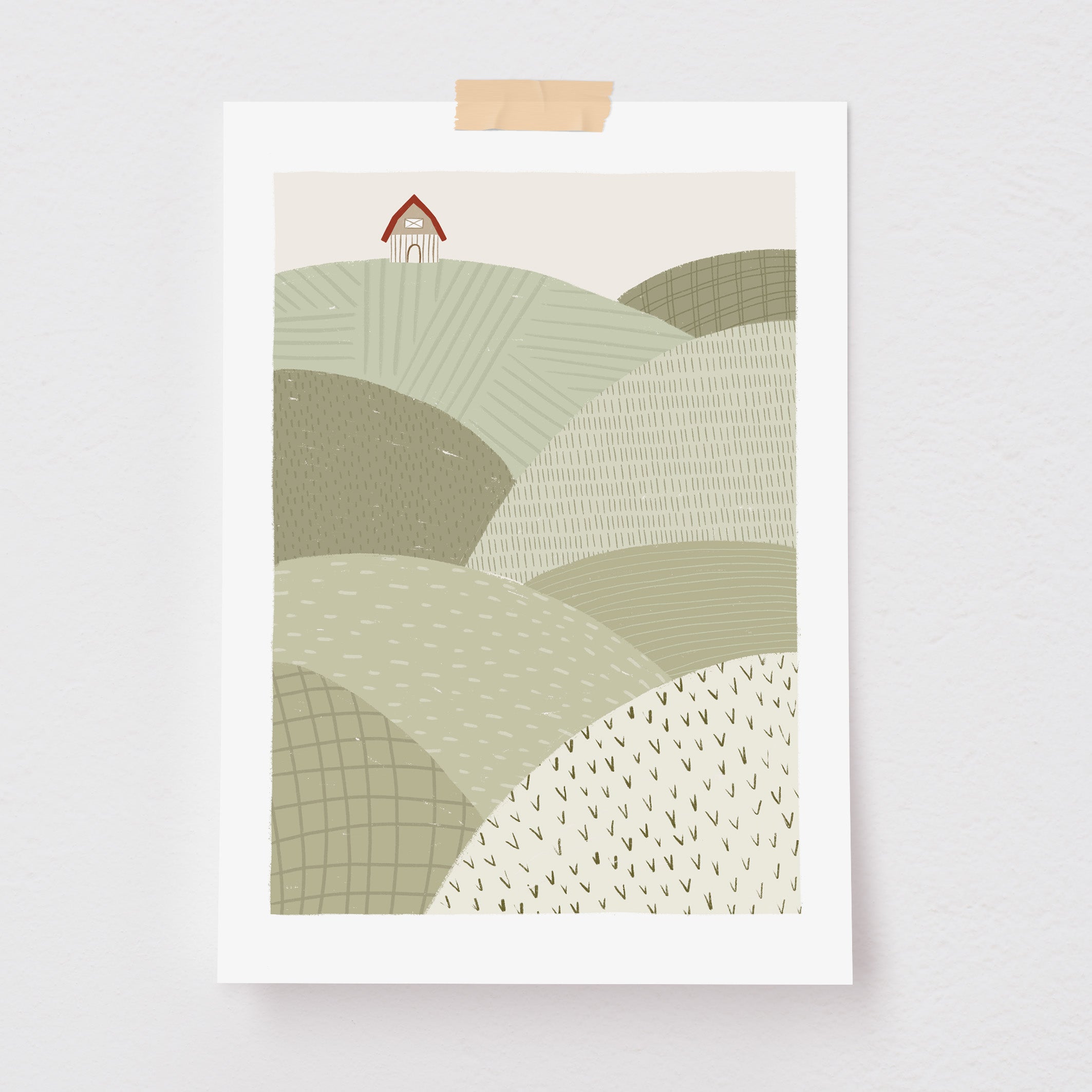 Pôster Decorativo Colina