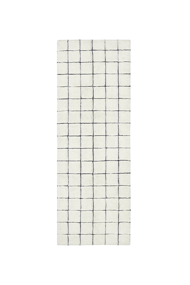 Passadeira de Lã Lavável Lorena Canals Woolable® Mosaic Cru Natural 80 x 230 cm