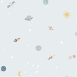 Papel de Parede Espaço color Azul 2,80 x 0,45 m