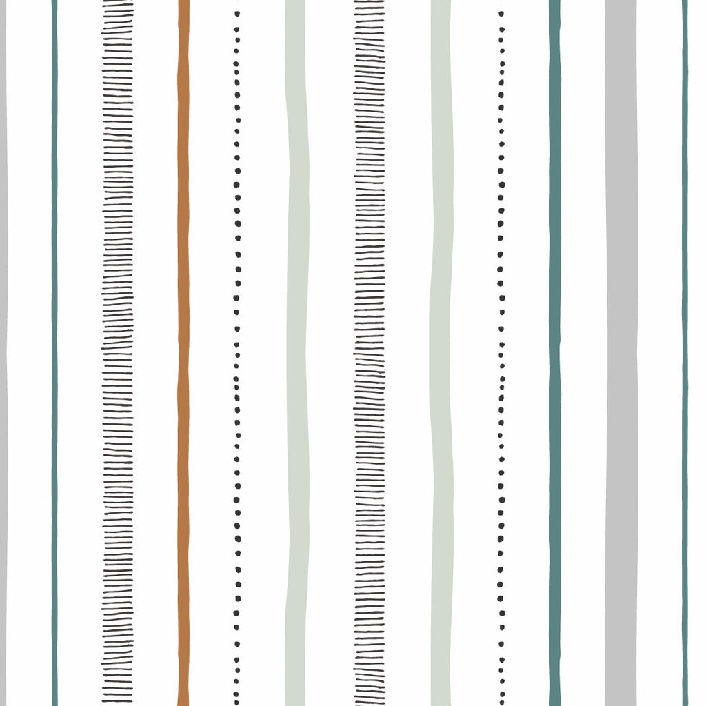 Papel de Parede Trama Verde 2,80 x 0,45 m