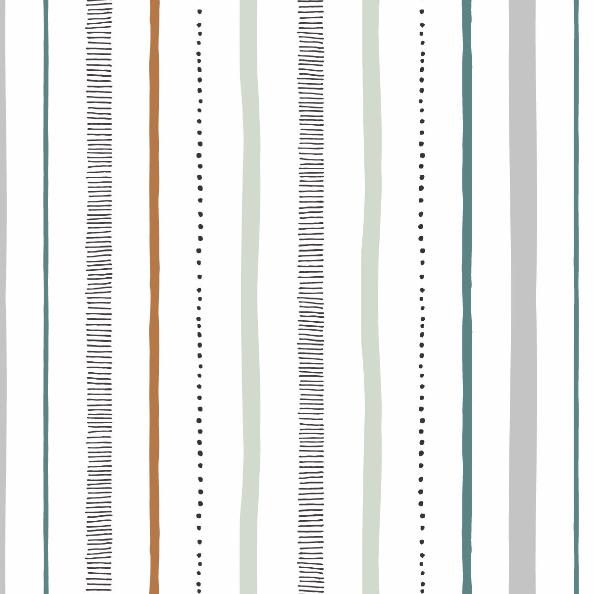 Papel de Parede Trama Verde 2,80 x 0,45 m