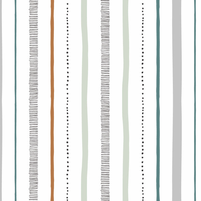 Papel de Parede Trama Verde 2,80 x 0,45 m