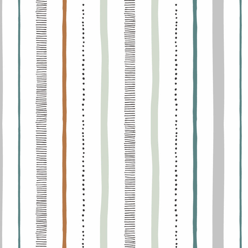 Papel de Parede Trama Verde 2,80 x 0,45 m