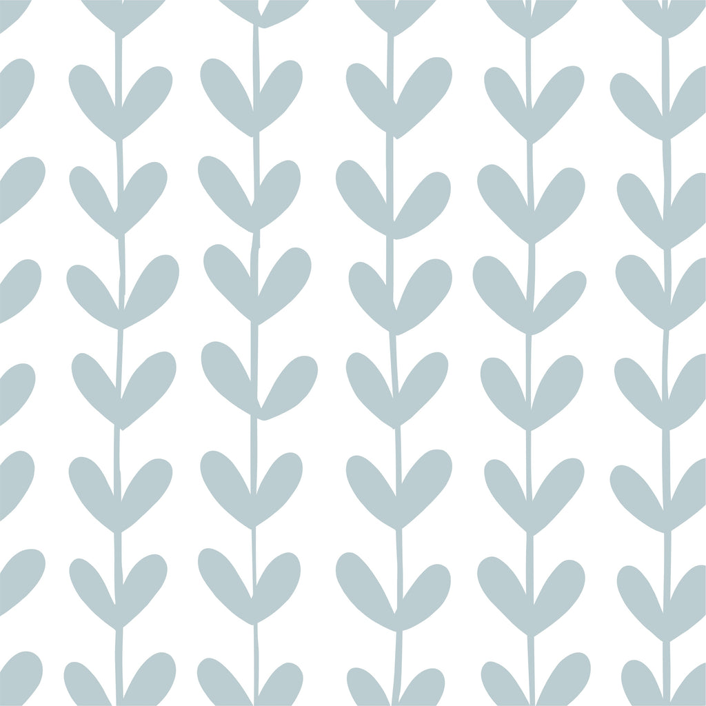 Papel de Parede Vaso de Alecrim Azul  2,80 x 0,45 m